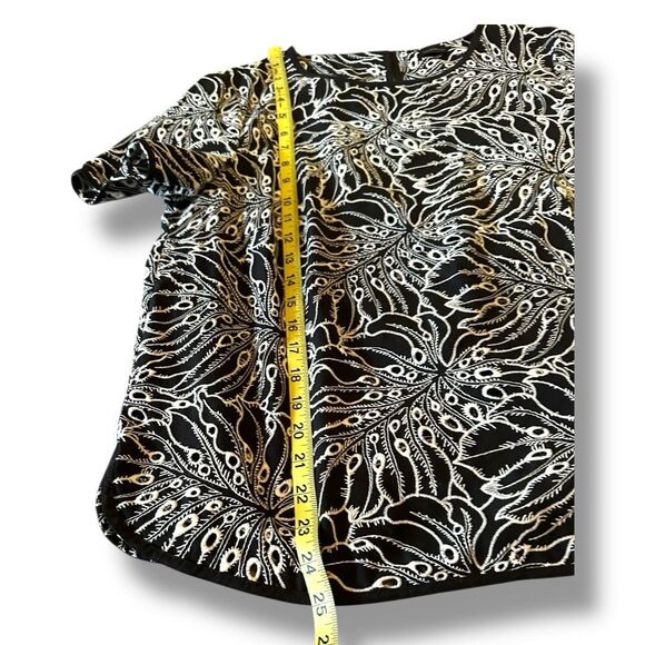 Your Sixth Sense Black Blouse White Floral Embroidery Cut Out Details Eur 40 - Picture 4 of 9